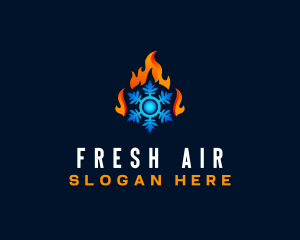 Hot Cold Circulation logo design