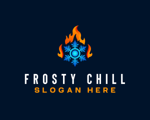 Cold - Hot Cold Circulation logo design