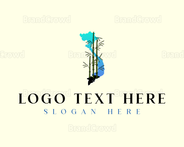 Vietnam Bamboo Plant Logo