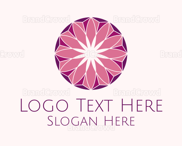 Elegant Floral Mosaic Logo