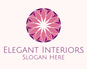 Elegant Floral Mosaic  logo design