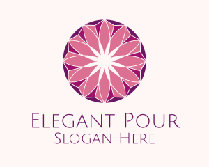 Elegant Floral Mosaic  logo design