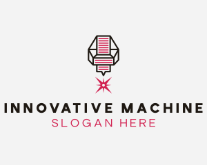 Laser Cutting Machine logo design