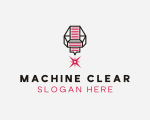 Laser Cutting Machine logo design