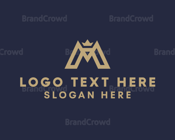 Crown Company Letter M Logo