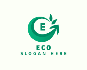 Eco Arrow Delivery logo design