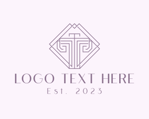 Wealthy - Style Diamond Letter T logo design