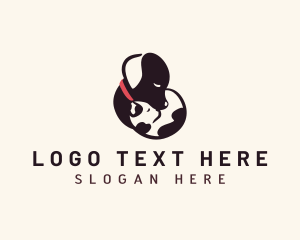 Cocker Spaniel - Puppy Dog Shelter logo design
