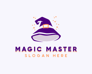 Wizard - Wizard Sorcerer Hat logo design