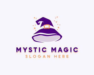 Sorcerer - Wizard Sorcerer Hat logo design