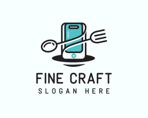 Food Delivery Dining App logo design