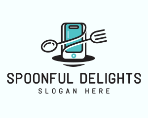 Food Delivery Dining App logo design