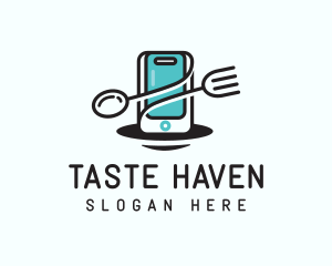 Food Delivery Dining App logo design