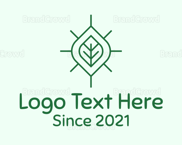 Simple Organic Leaf Logo