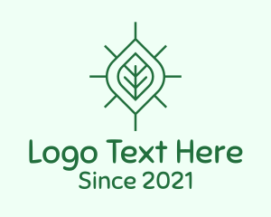 Herbal Products - Simple Organic Leaf logo design