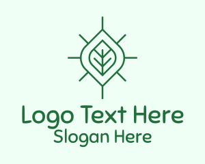 Simple Organic Leaf Logo