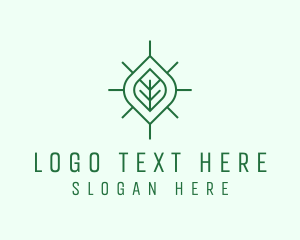 Lawn - Simple Organic Leaf logo design