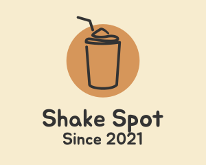 Shake - Milkshake Smoothie Drink logo design