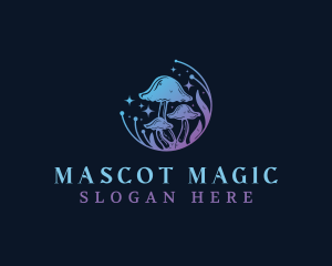 Mystic Mushroom Nature logo design