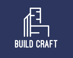 Modern Building Construction  logo design