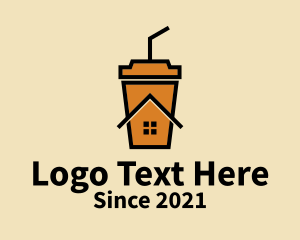 Coffee Latte - Coffee Cup House logo design