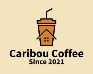 Coffee Cup House  logo design