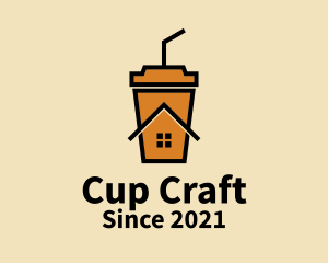 Coffee Cup House  logo design