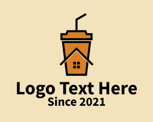 Drip Coffee - Coffee Cup House logo design