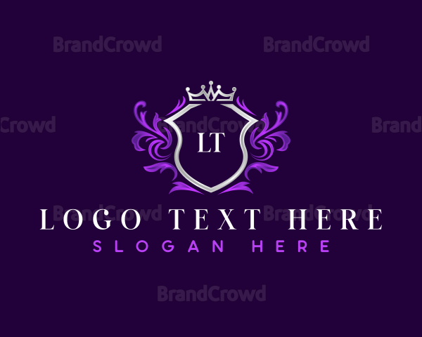 Luxury Crown Shield Logo