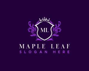 Luxury Crown Shield logo design