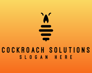 Cockroach - Insect Bee Nest logo design