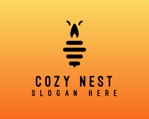 Nest - Insect Bee Nest logo design