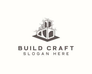 Building Architecture Plan logo design