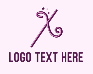 Hollywood - Star Letter X logo design