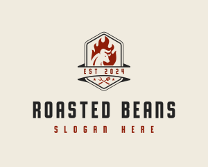 Roasted - Beef Roast Bistro logo design