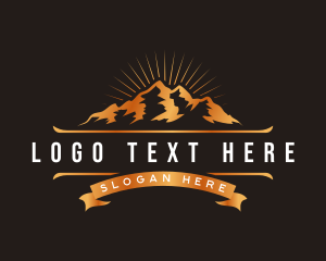 Mountaineer - Nature Park Mountain Traveler logo design