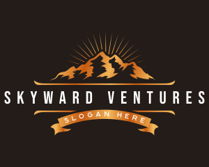 Altitude - Nature Park Mountain Traveler logo design