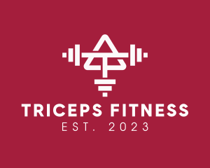 Fitness Gym Letter T logo design