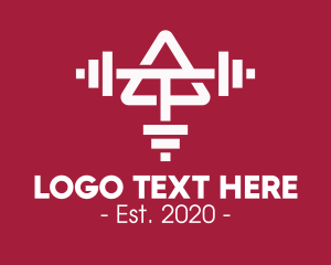 Fitness Gym - Fitness Gym Letter T logo design