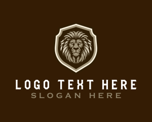 Zoology - Safari Lion Crest logo design