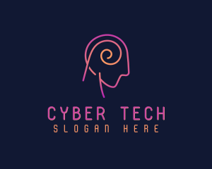 Cyber - Digital Cyber Ai logo design