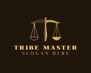 Justice Scale Law logo design