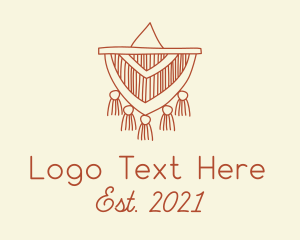 Boho - Handmade Macrame Decor logo design