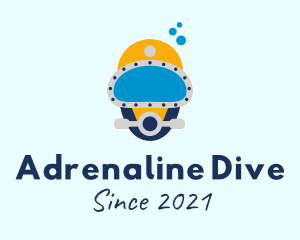 Scuba Diving Helmet  logo design