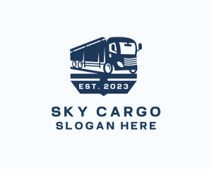 Trailer Truck Logistic logo design