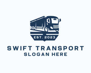 Trailer Truck Logistic logo design