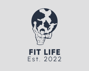 Global Gym Fitness logo design