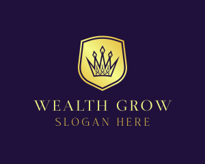 Royal Crown Shield logo design