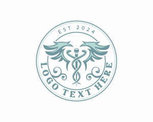 Wellness Caduceus Clinic Logo