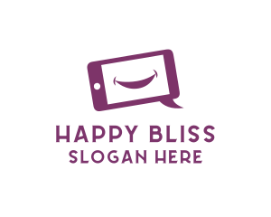 Happy Phone Communication logo design